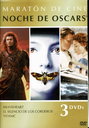 Pack Noche de Oscars  3x1 -Braveheart, El Silencio de los Corteros, Titanic.