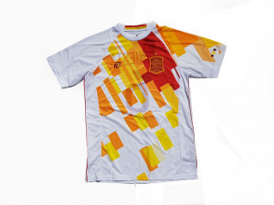 Camisetas RFEF 2ª Equipacion Talla 14 Años  Iniesta nº6  16/17 Poducto Oficial