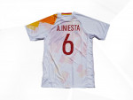 Camisetas RFEF 2ª Equipacion Talla  M  Iniesta nº6  16/17