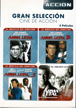 Arma Letal ,Arma Letal 2 , Arma Letal 3, Arma Letal 4  (4dvd)