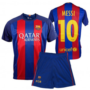 Conjunto kit 1ª Equipacion  FCB Camiseta Pantalon  Talla 1 Años Replica Oficial 2016-2017