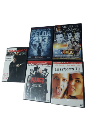 Lote 3 Pack de 5 DVD de segunda mano