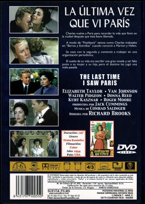 La Última vez que Vi París   (1954)