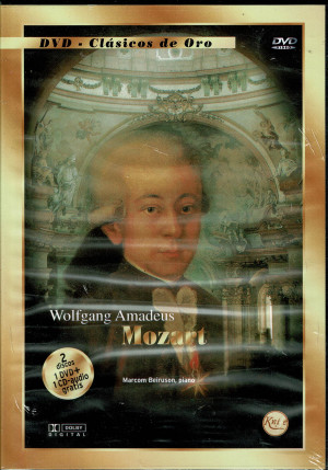 Dvd ,Clasicos de Oro ,Wolfgang Amadeus Mozart ,2 Discos 1 dvd +1 cd Audio
