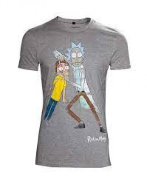 Camisetas Rick Morty Crazy Eyes  Talla S  Bioworld