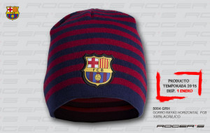 Gorro Rayas Horizontal FCB (Producto Oficial )