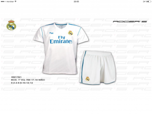 Box  Real Madrid  Camiseta Pantalon  Talla 4 Años Replica Oficial 2016-2017