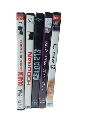 Lote 3 Pack de 5 DVD de segunda mano