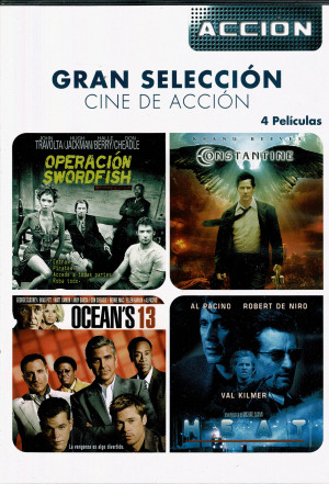 Pack cine de Accion ,Operacion Swordfish, constantine , Ocean´s 13 ,Heat