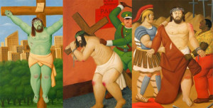 Vía Crucis, de Fernando Botero , 2.998 unidades .