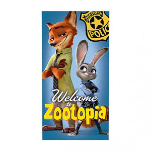 Toalla Playa Disney Zootropolis  70x140cm  Oeko tex Standard 100