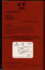 VHS La Residencia  1ª Ediciòn -  Narciso Ibañez Serrador (1969)