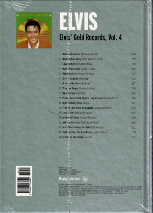 Elvis From Elvis  Gold Records  Vol  4 -1968  (Incluye CD + Libro 29 Pagina Tapa Dura)Colección Volumen Nº15