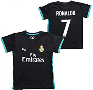 Camisetas Real Madrid 2ª Equi  Talla 10 Años  nº 7 Ronaldo Temporada 2017-2018- Replica Oficial Rogers .