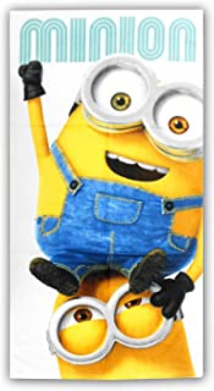 Toalla de Playa Minion  100% Algodon  140 x 70 cm.