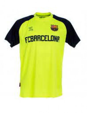 Camiseta Training FCB Amarilla Talla 10 Años  Junior