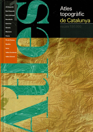 ATLES TOPOGRAFIC DE CATALUNYA. ESCALA 1:50.000. 3 TOMOS.