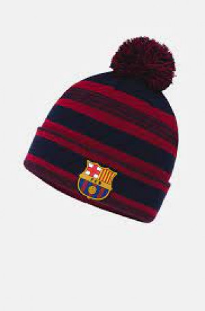 Gorro Borla Stripes FCB Junior (Producto Oficial)